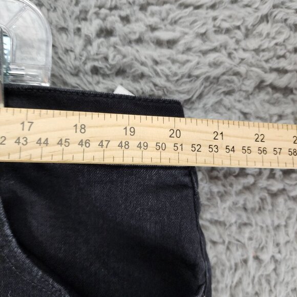 Old Navy Jeans Womens 18 Petite Black Stretch High Rise Curvy Straight - Picture 5 of 13